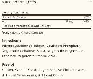 Solgar®’s Chelated Zinc