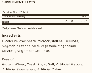 Solgar® Niacin (Vitamin B3) 100mg Tablets