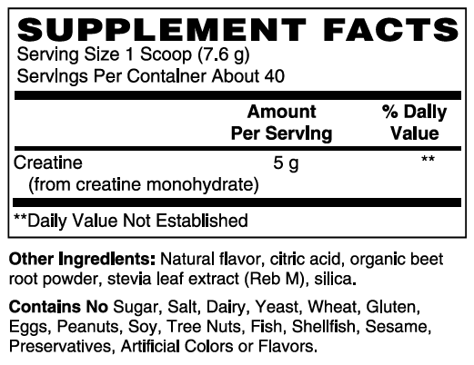 BariatricPal Creatine Monohydrate – Fruit Punch Creatine for Muscle, Strength & Vitality