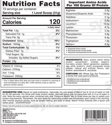 #Flavor_Perfect Chocolate #Size_5LB Bag