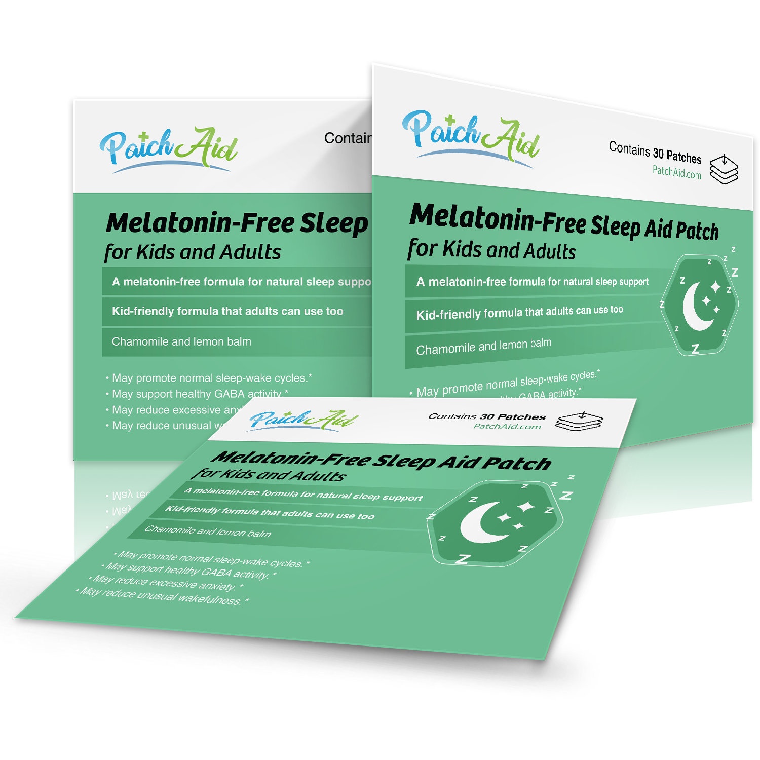 Melatonin-Free Sleep Aid Topical Patch for Kids and Adults by PatchAid