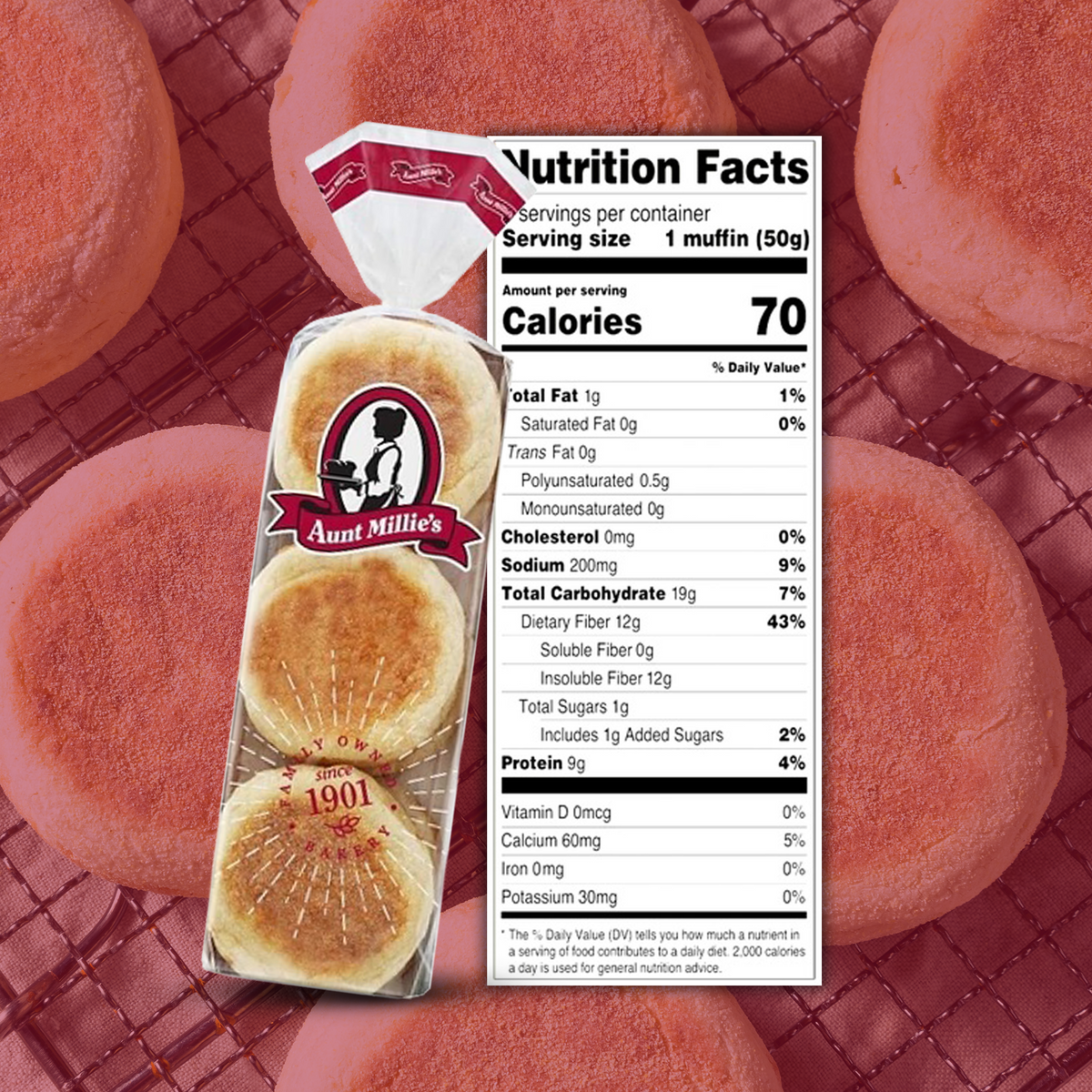 Aunt Millie's Smart English Muffins
