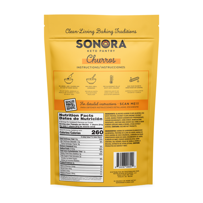 Keto Churro Mix by Sonora Keto Pantry - High-quality Baking Mix by Sonora Keto Pantry at BariatricPal Store