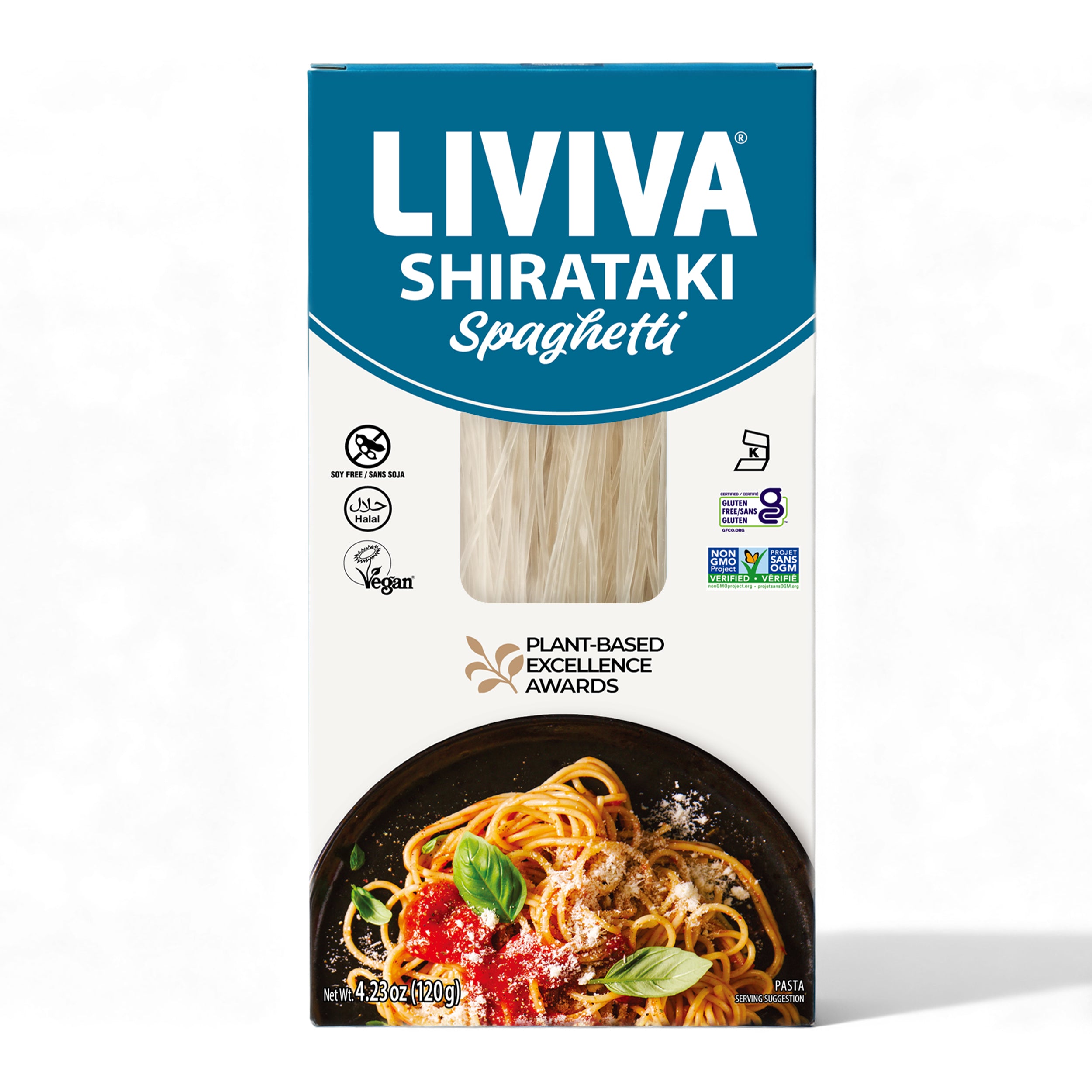 Liviva Dried Shirataki Spaghetti, One Box