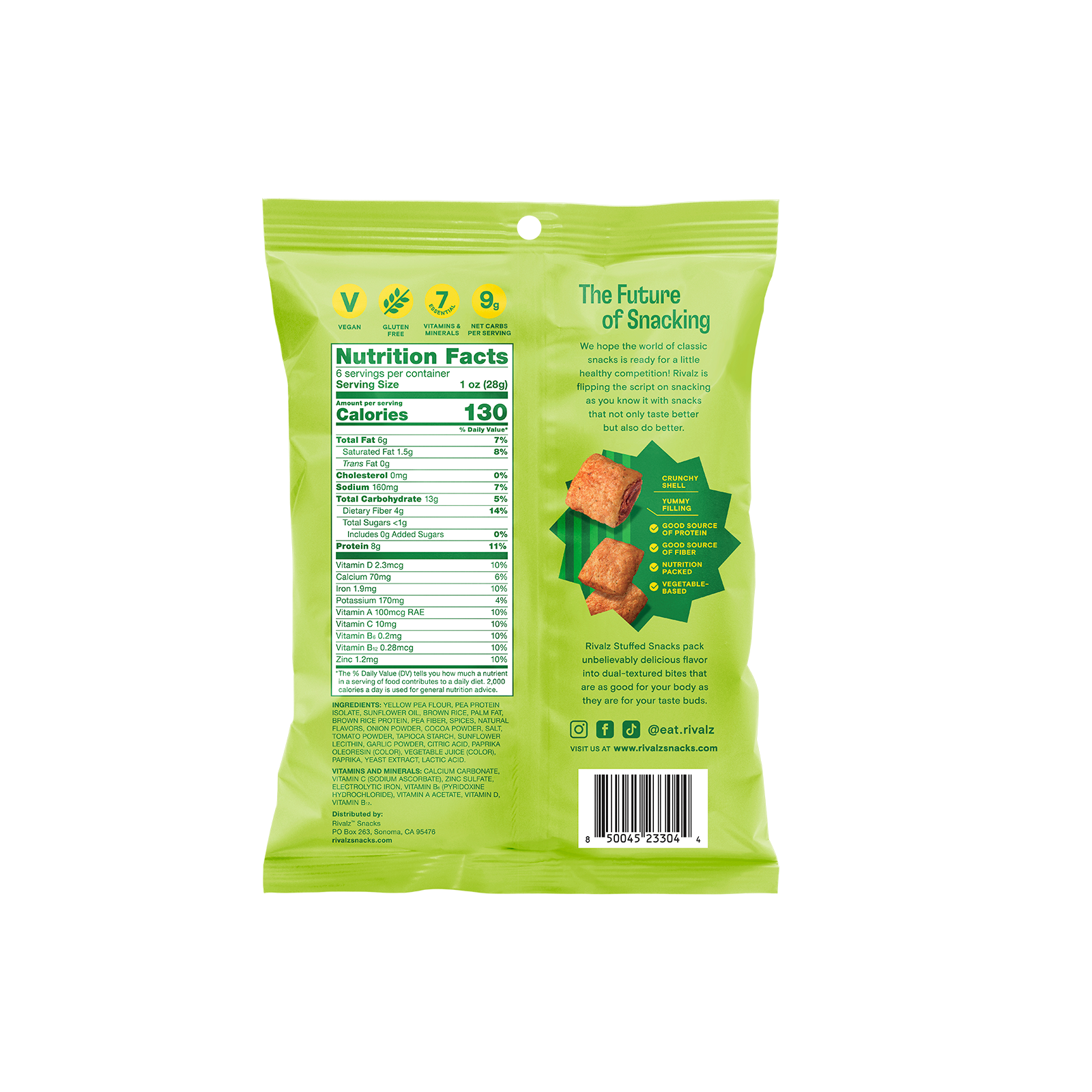 Stuffed Protein Snacks by Rivalz Snacks - Spicy Street Taco - High-quality Protein Snack by Rivalz Snacks at BariatricPal Store