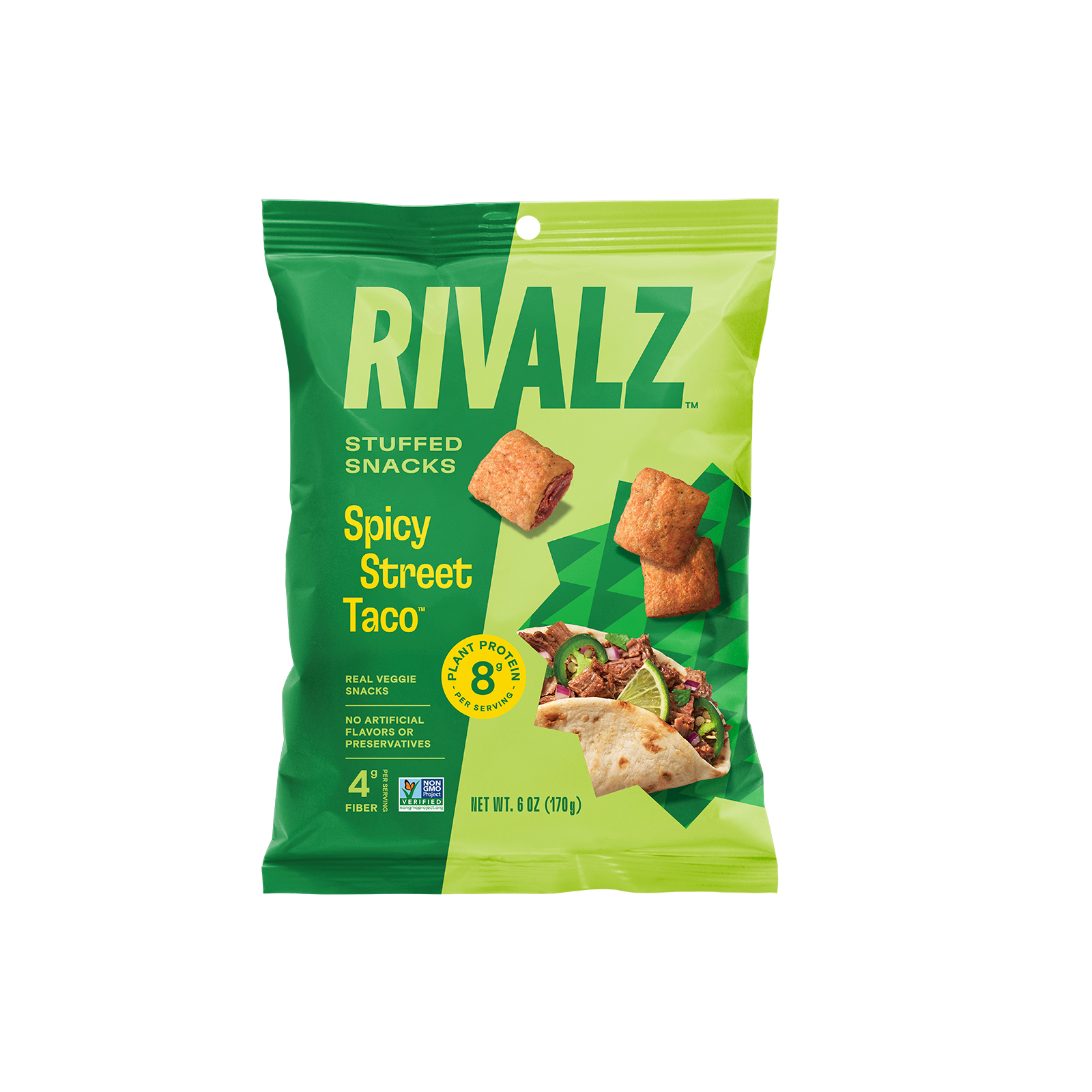Stuffed Protein Snacks by Rivalz Snacks - Spicy Street Taco - High-quality Protein Snack by Rivalz Snacks at BariatricPal Store