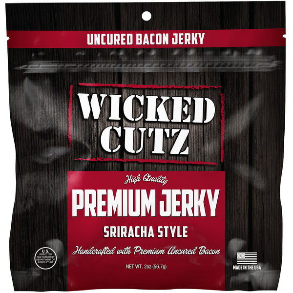 Wicked Cutz Premium Jerky - Sriracha