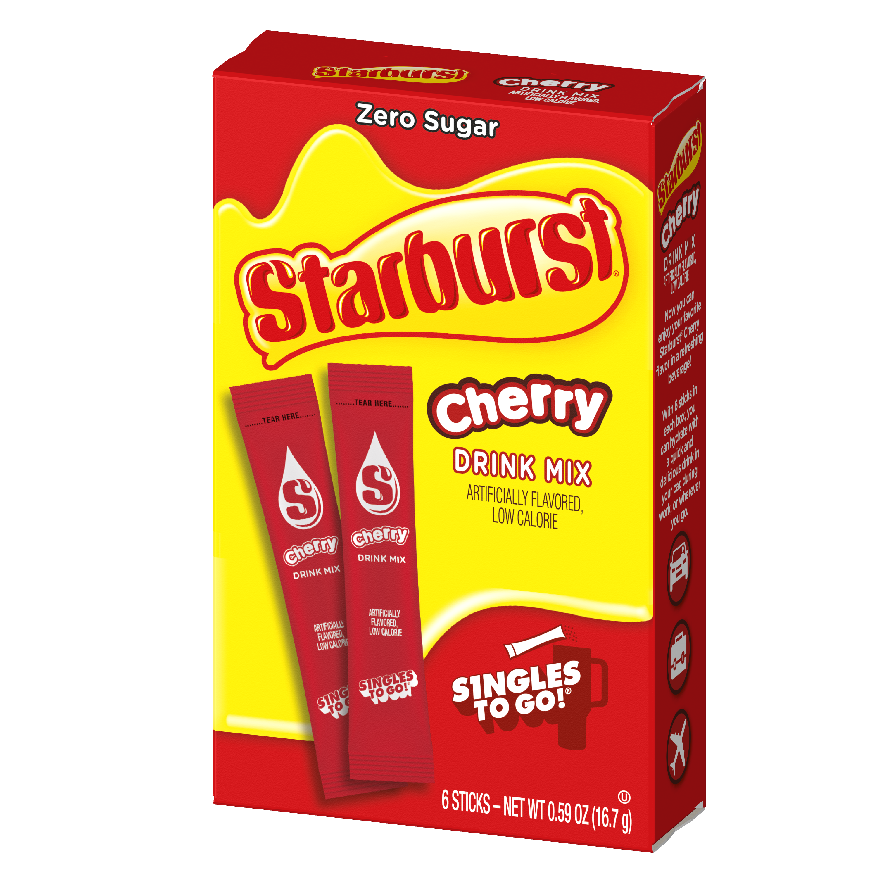 #Flavor_Cherry #Size_6 sticks