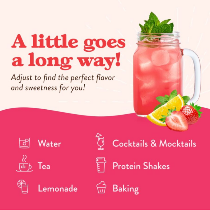 Jordan's Skinny Syrups Sugar Free Strawberry Lemonade Syrup Concentrate - High-quality Bariatric Approved by Jordan's Skinny Syrups at BariatricPal Store