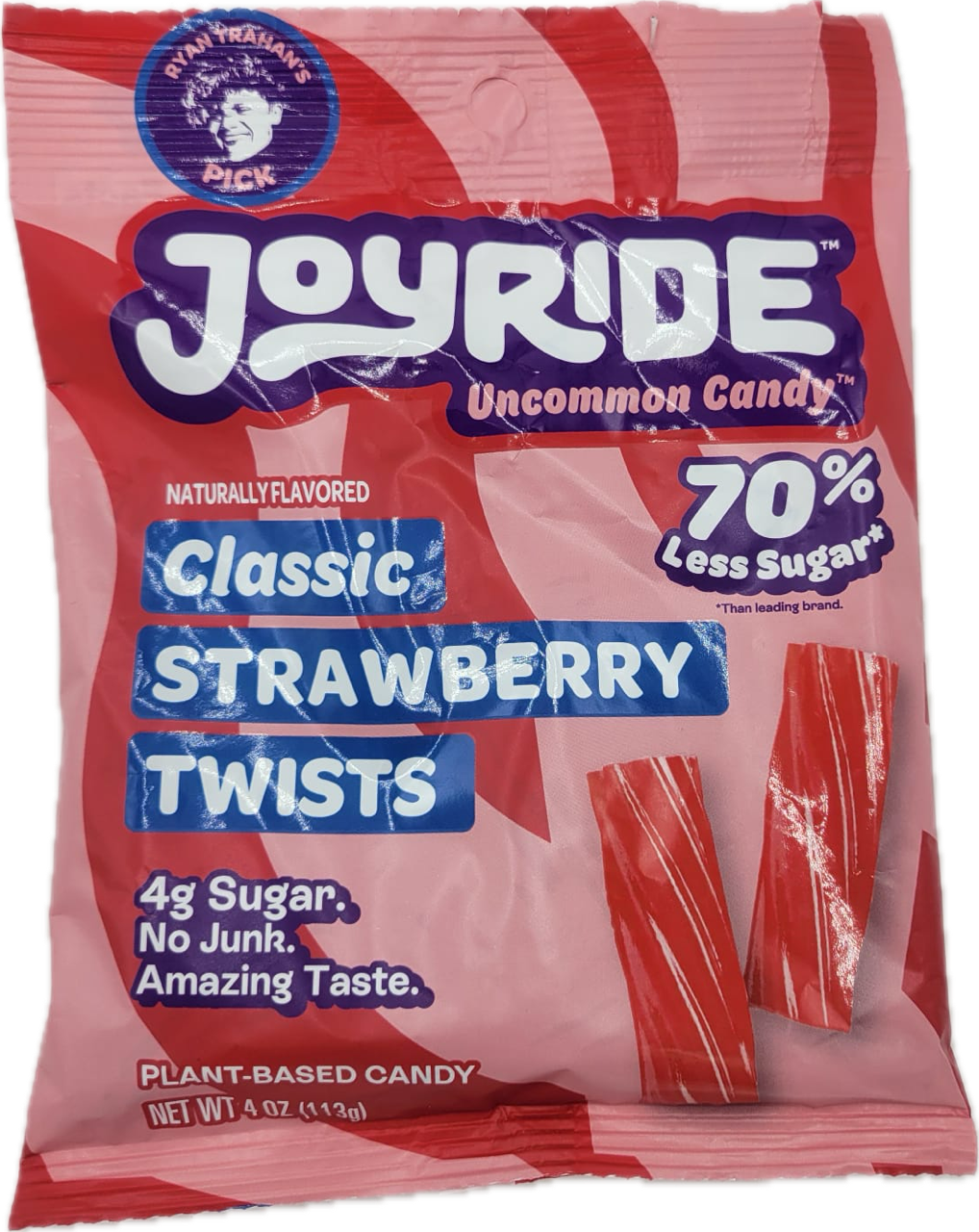 Joyride Classic Strawberry Twists, 3.5 oz - High-quality Bariatric Approved by Joyride at BariatricPal Store