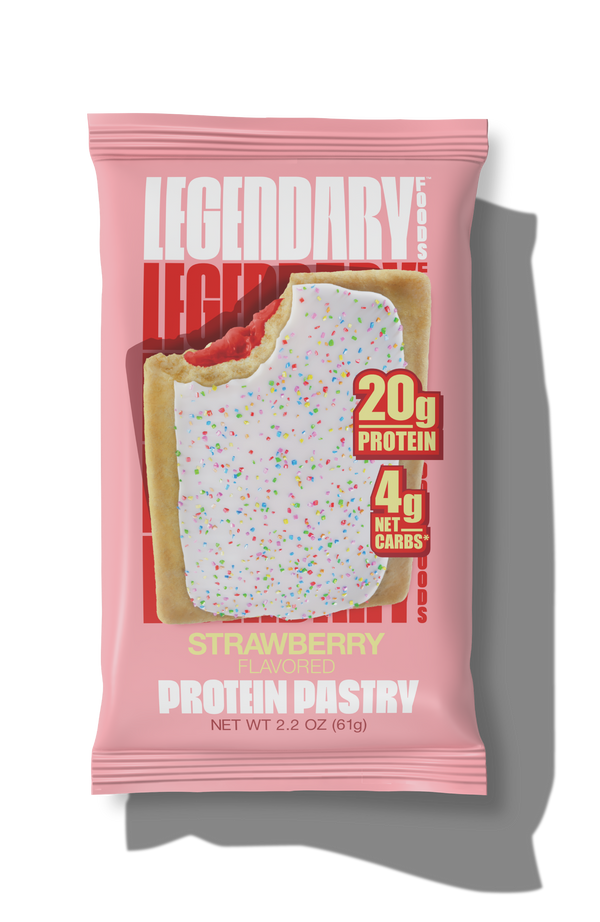 "Cake Style" Low-Carb Protein Pastry by Legendary Foods - Strawberry