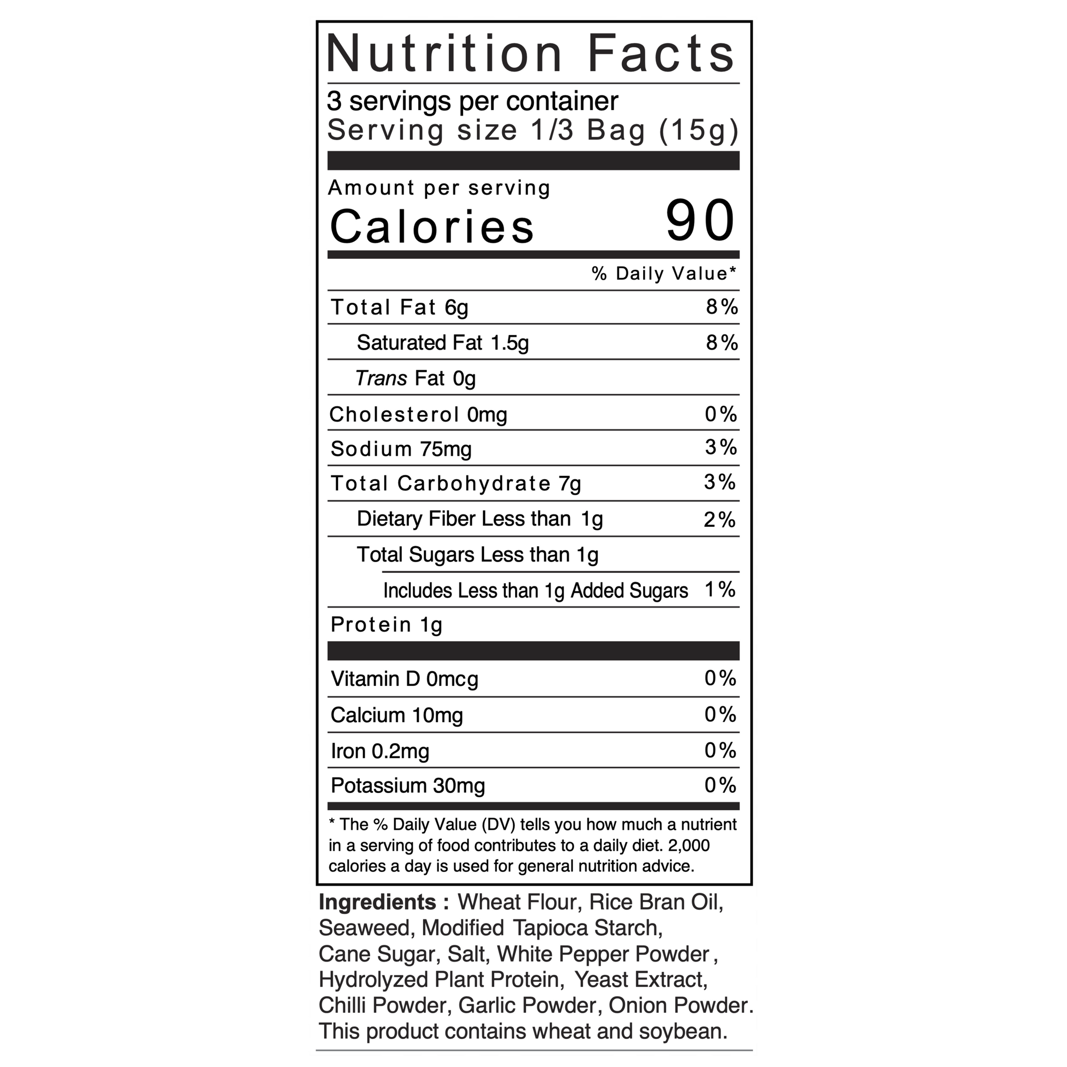 #Flavor_Tempura Spicy 1.6 oz