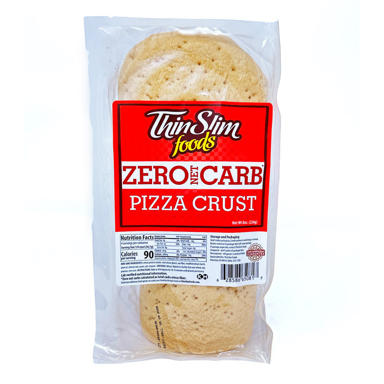 ThinSlim Foods Zero Net Carb Pizza Crust, 8oz Thick Crust - High-quality Pizza Crust by ThinSlim Foods at BariatricPal Store