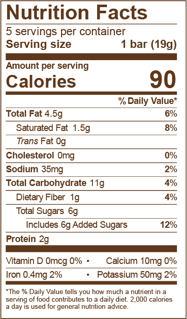 #Flavor_Dark Chocolate Caramel Peanut Nougat Bars, 3.4 oz