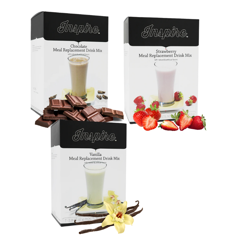 Personalized Inspire Very High Protein (35g) Shake Meal Replacement Bundle