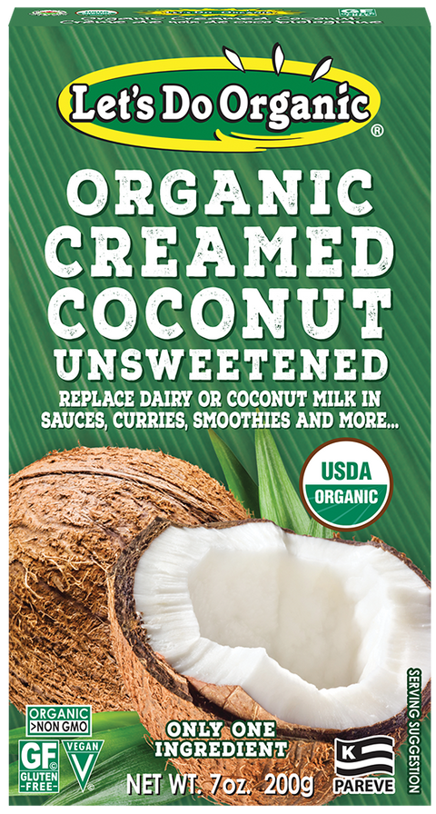 Let's Do Organic - Unsweetened Creamed Coconut / 7 oz
