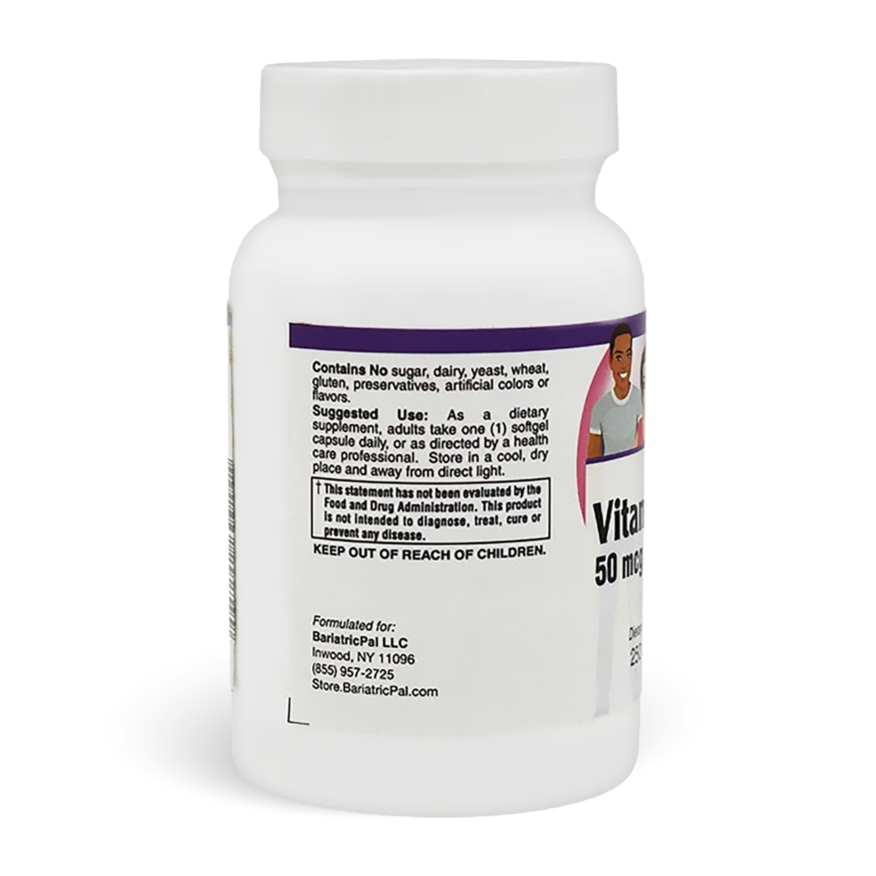 Vitamin D-3 50mcg (2,000 IU) - Easy Swallow Vegetarian Softgels Suggested Use.