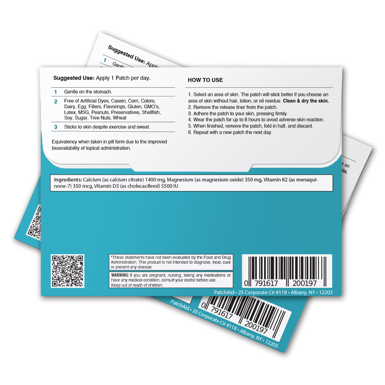 Strong Body Inside and Out Vitamin Patch Pack by PatchAid