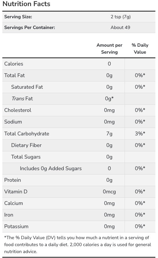 NOW Slender Zero™ Organic Allulose Powder - High-quality Sweetener by NOW at BariatricPal Store