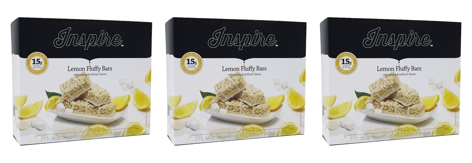 Inspire 15g Protein & Fiber Bars by Bariatric Eating - Fluffy Lemon Crisp - High-quality Protein Bars by Bariatric Eating at BariatricPal Store