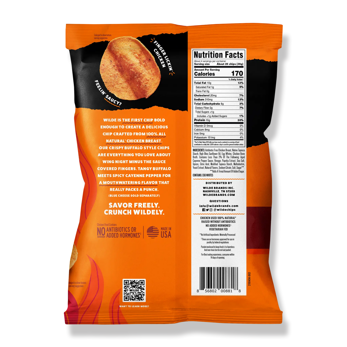 #Flavor_Buffalo #Size_One Bag (2.25 oz)