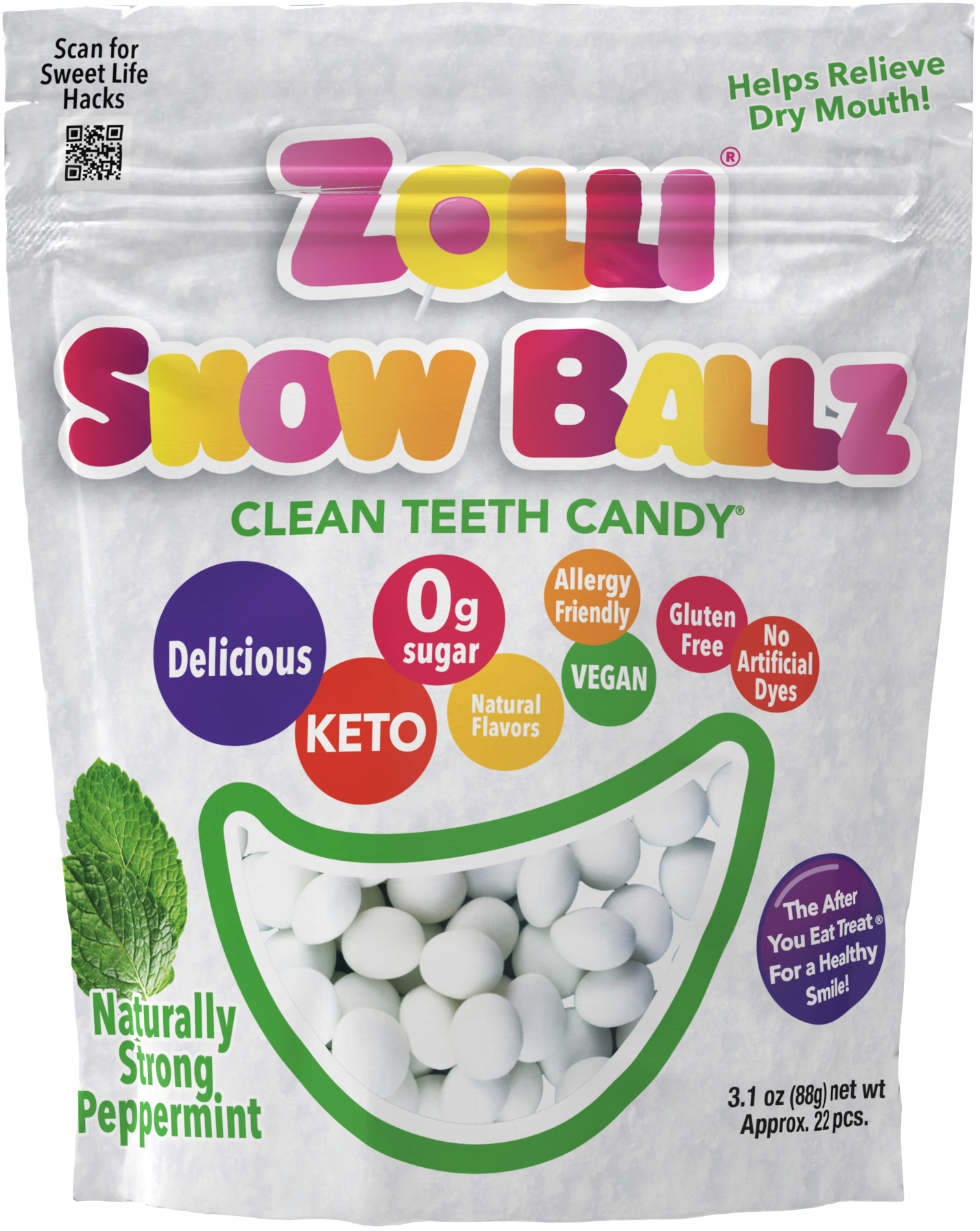 Zolli Snow Ballz, 3.1 oz - High-quality Gluten Free by Zolli Pops at BariatricPal Store