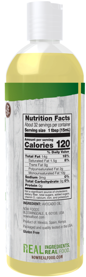 NOW Avocado Oil for Cooking 16 fl oz.