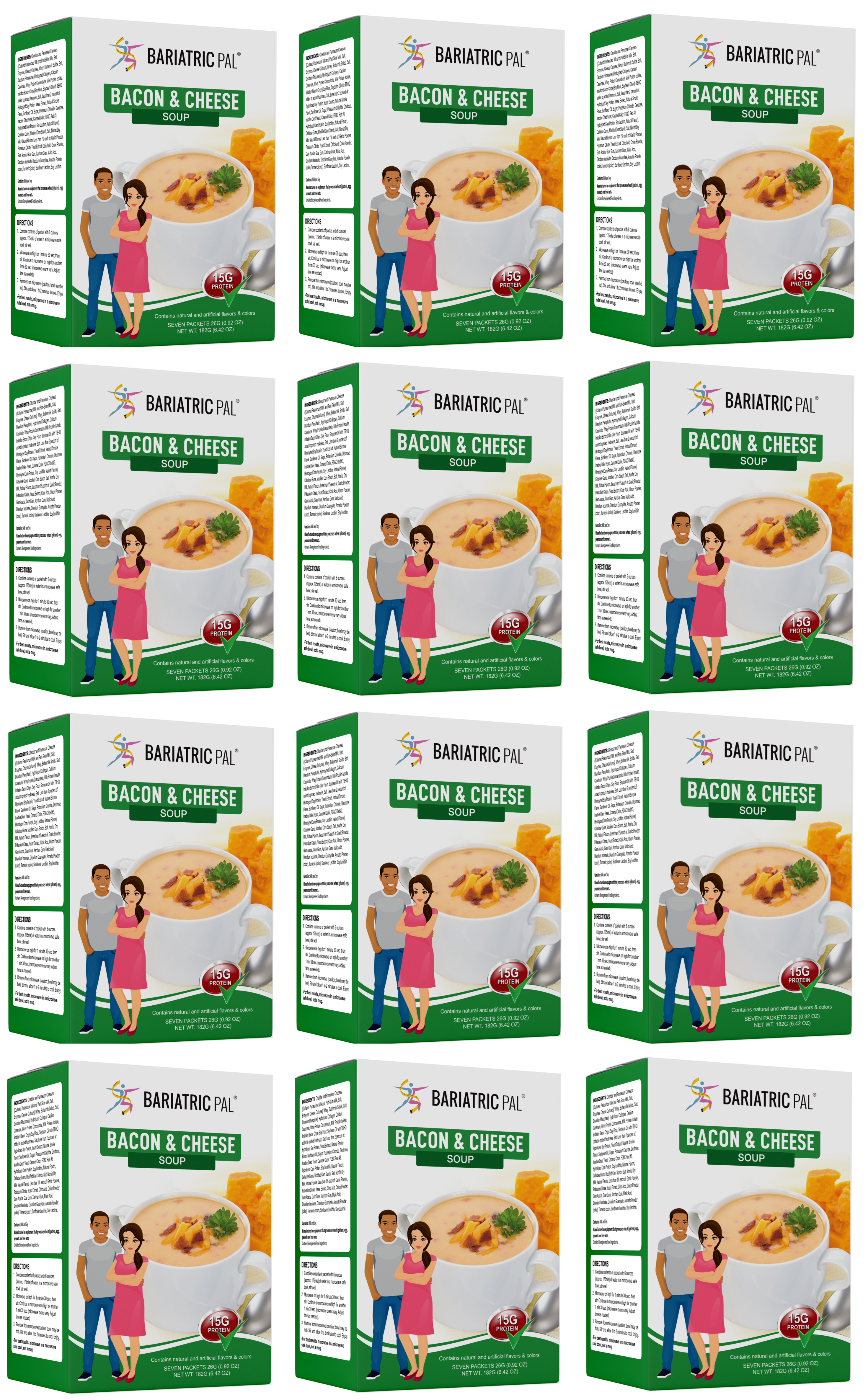 BariatricPal High Protein Meal Replacement Soup - Bacon and Cheddar - High-quality Soups by BariatricPal at BariatricPal Store