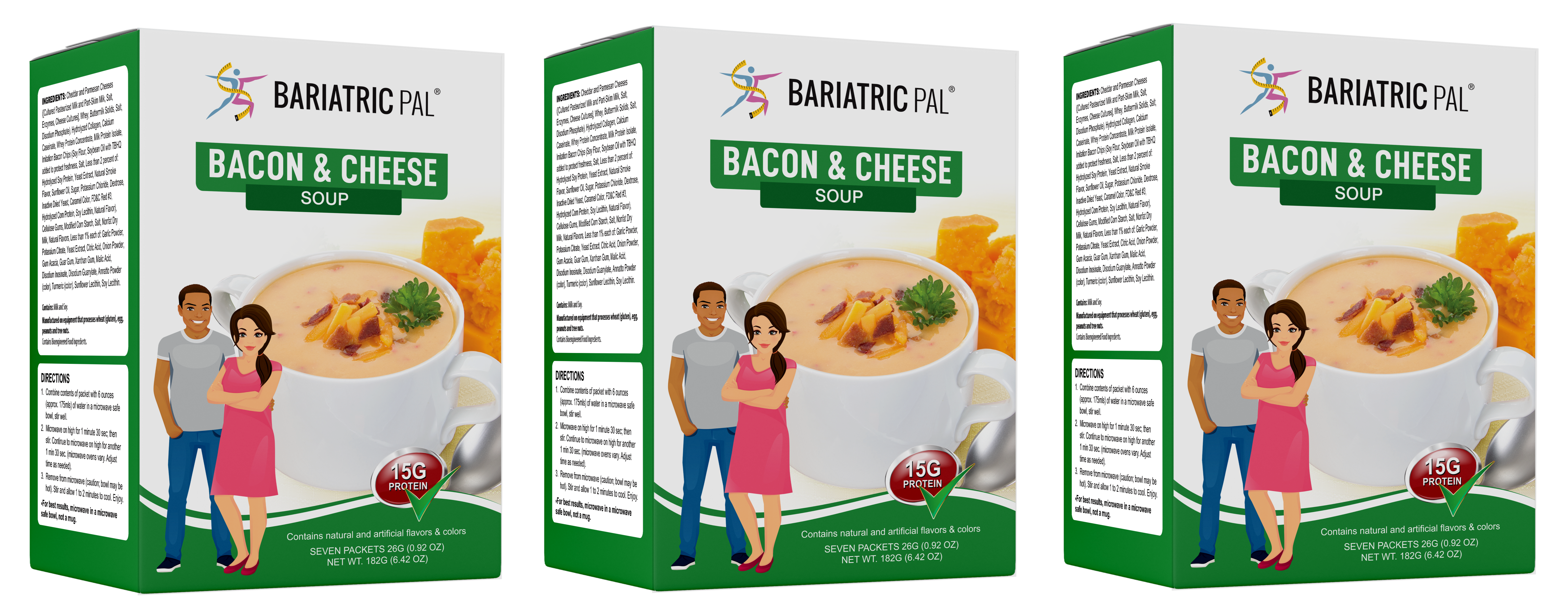 BariatricPal High Protein Meal Replacement Soup - Bacon and Cheddar - High-quality Soups by BariatricPal at BariatricPal Store