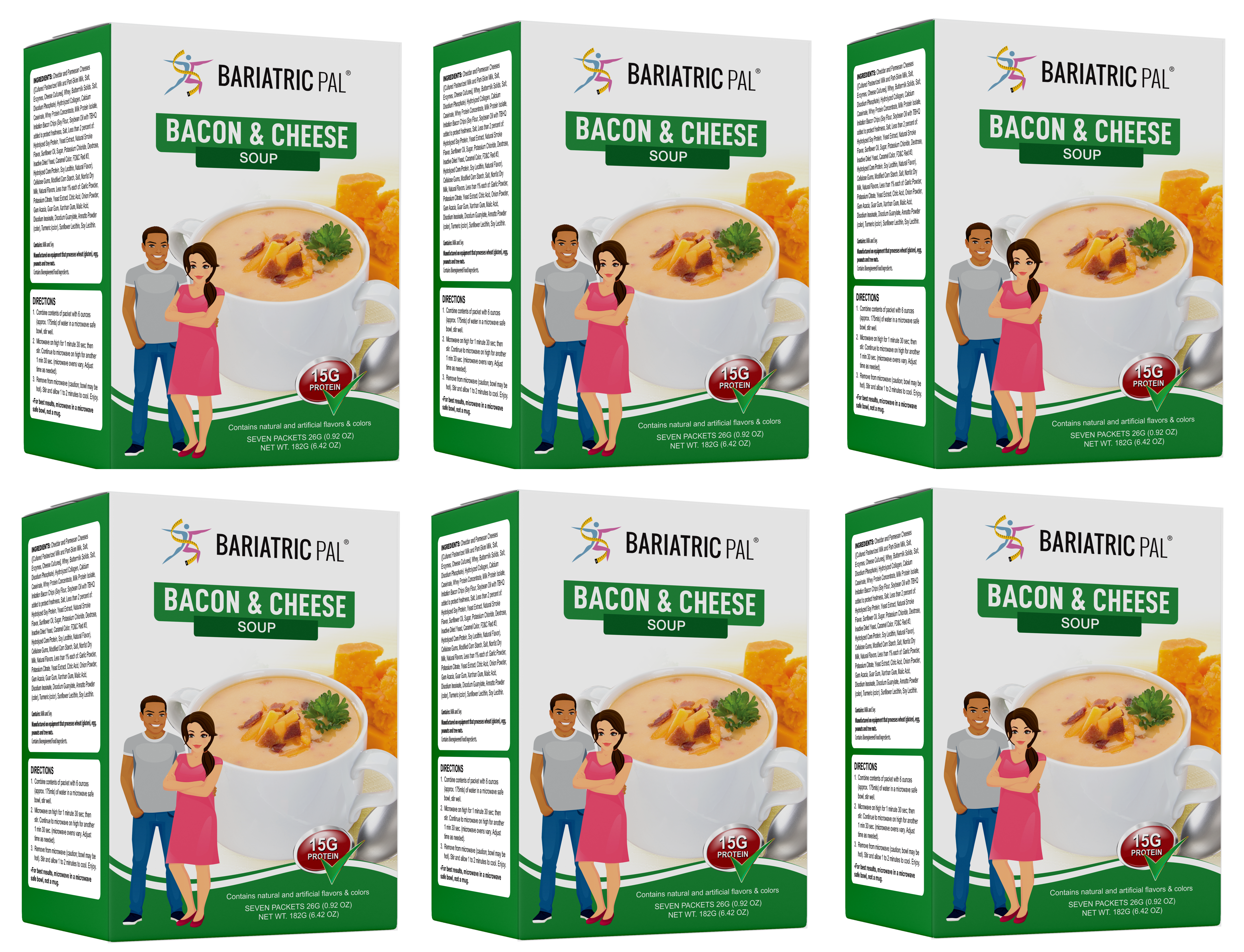 BariatricPal High Protein Meal Replacement Soup - Bacon and Cheddar - High-quality Soups by BariatricPal at BariatricPal Store