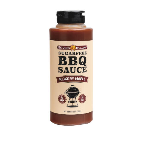 Salsa BBQ sin Azúcar Nature's Hollow, 8 oz. / Nogal americano Arce
