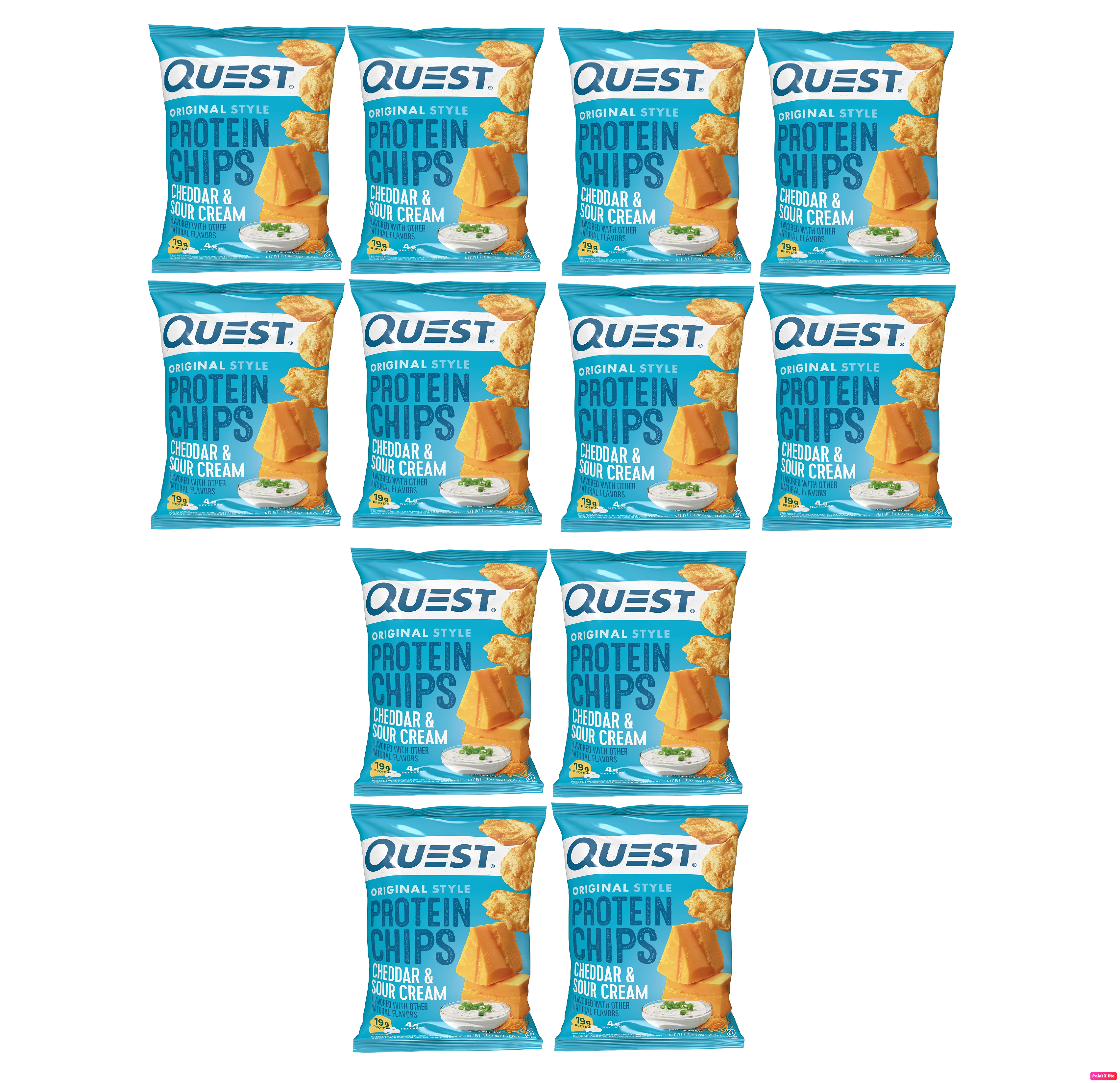 Quest Protein Chips - Cheddar and Sour Cream - High-quality Protein Chips by Quest Nutrition at BariatricPal Store