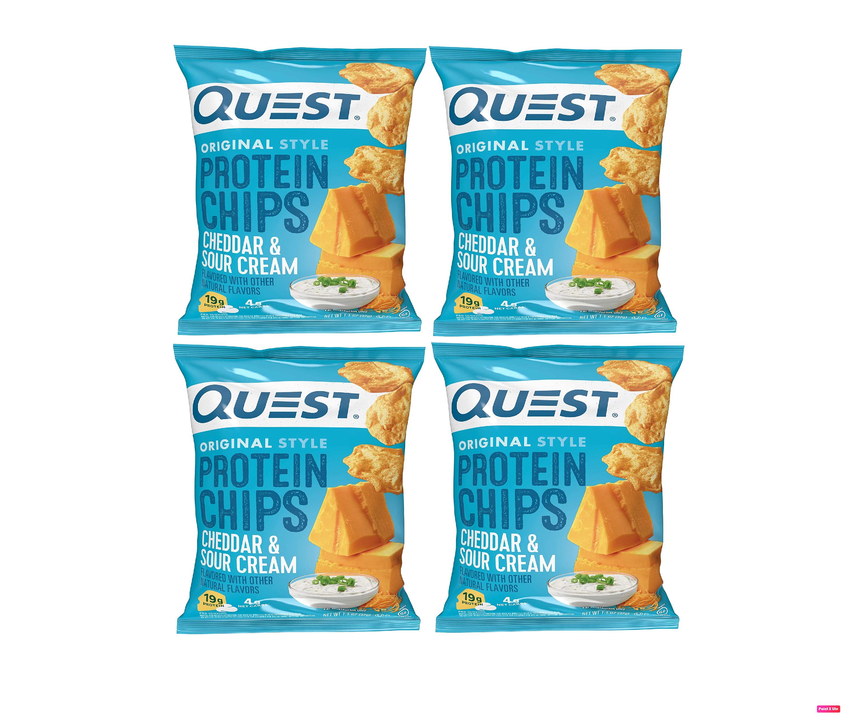 Quest Protein Chips - Cheddar and Sour Cream - High-quality Protein Chips by Quest Nutrition at BariatricPal Store