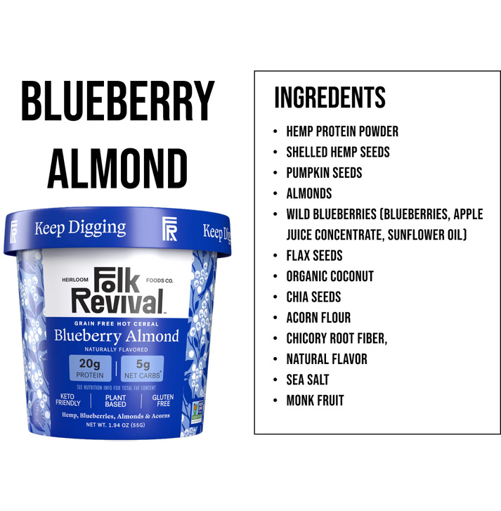 #Flavor_Blueberry Almond