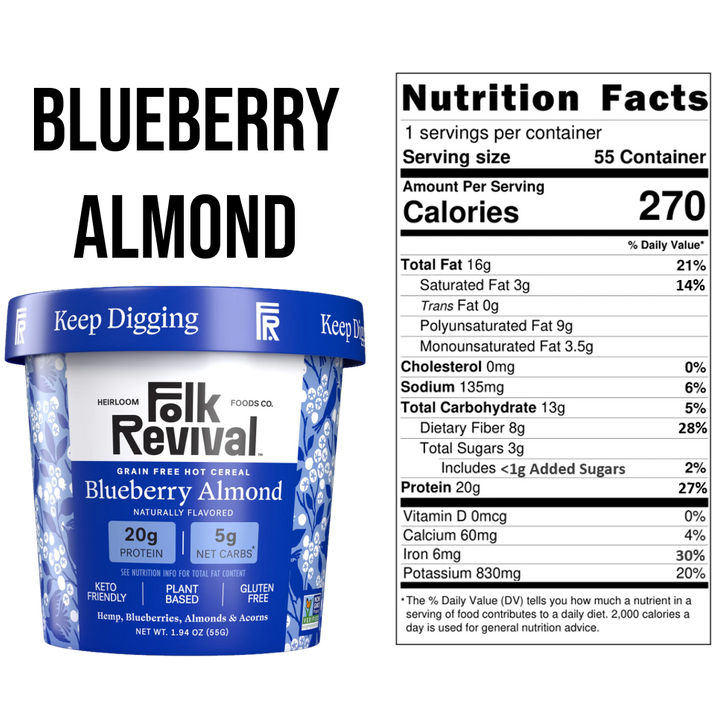 #Flavor_Blueberry Almond