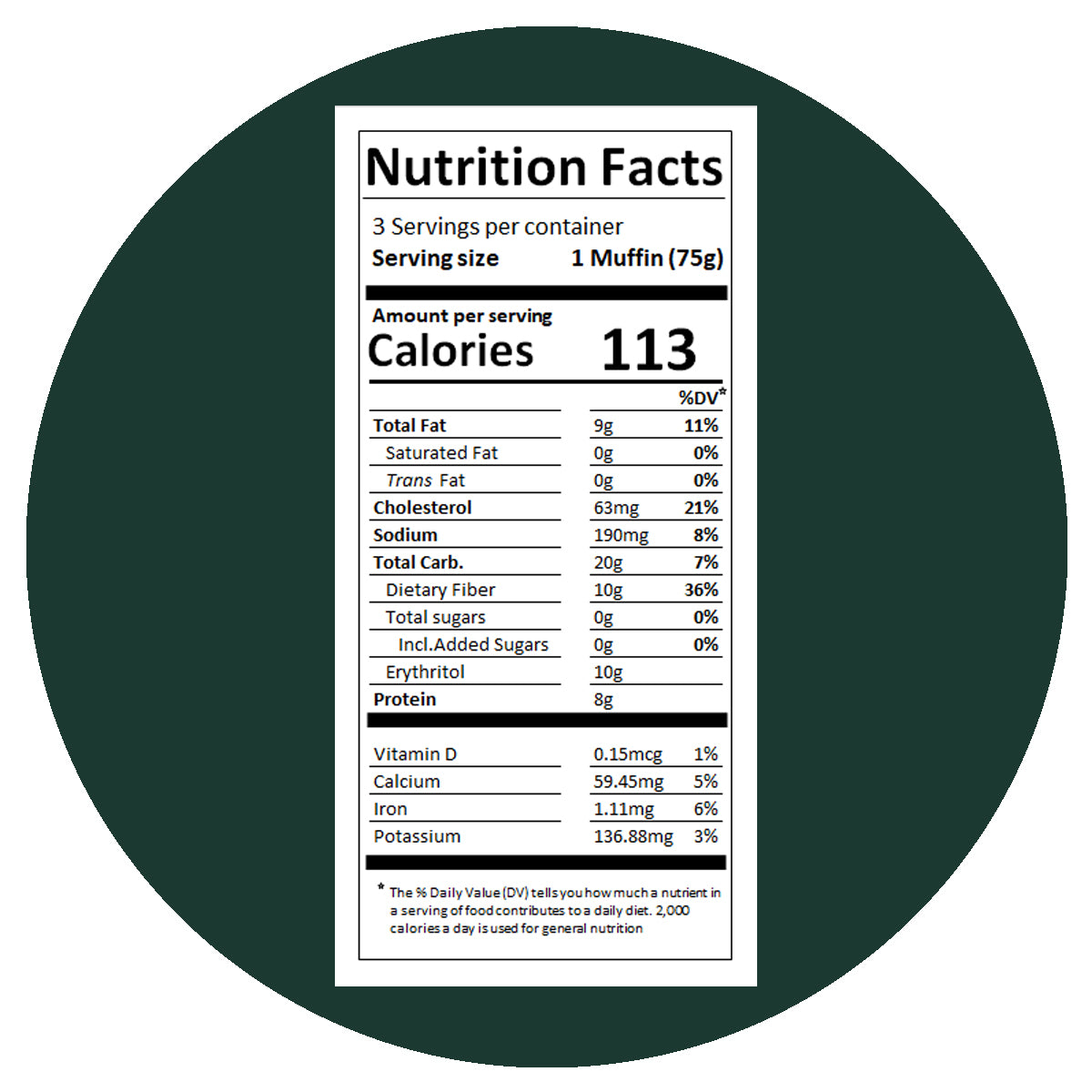 #Flavor_Banana Nut #Size_2 muf'ns