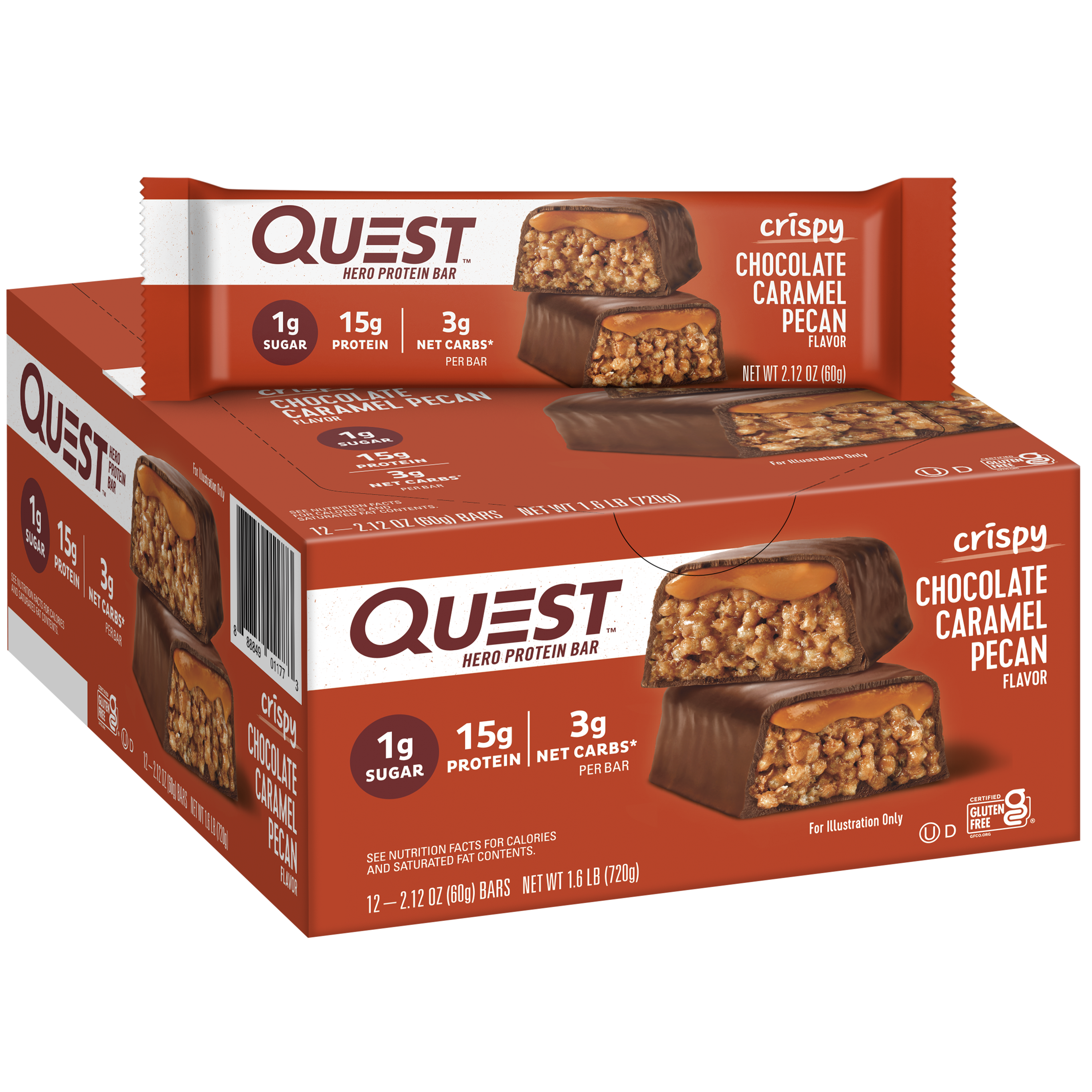 #Flavor_Chocolate Caramel Pecan #Size_12 bars