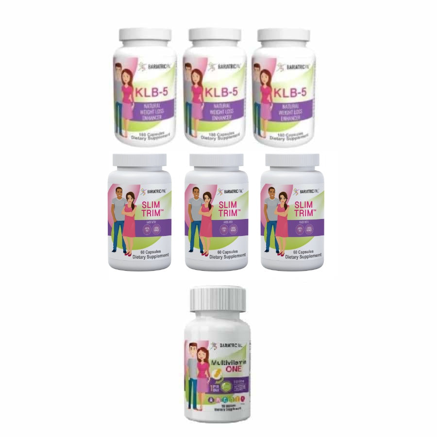 BariatricPal Multivitamin One + Appetite Suppressant & Weight Loss Enhancer Combo Pack - High-quality Multivitamins by BariatricPal at BariatricPal Store