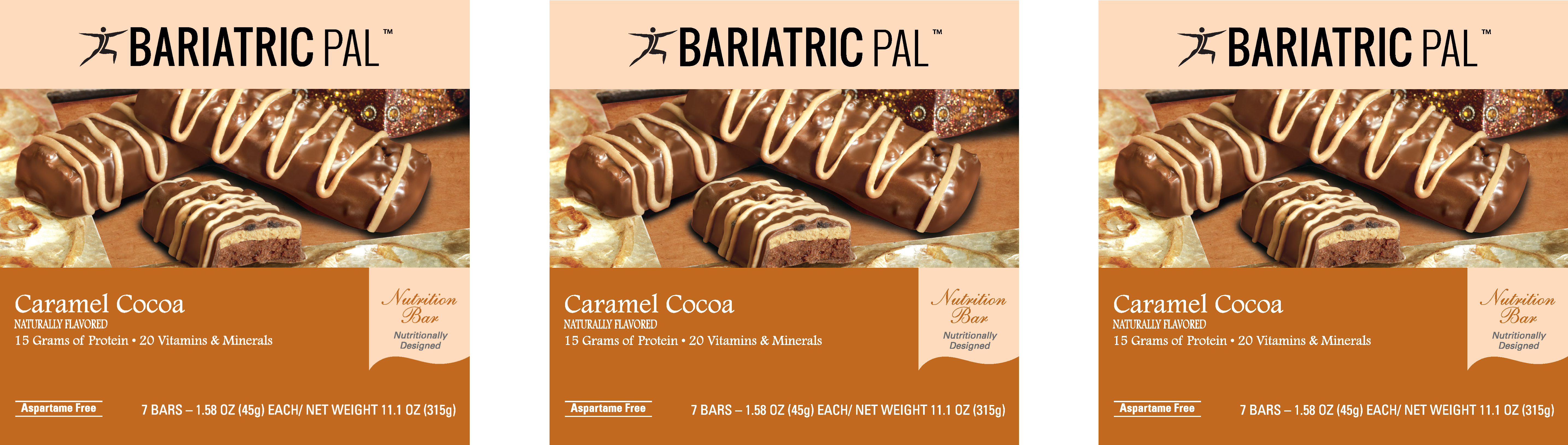 BariatricPal 15g Protein Bars - Caramel Cocoa