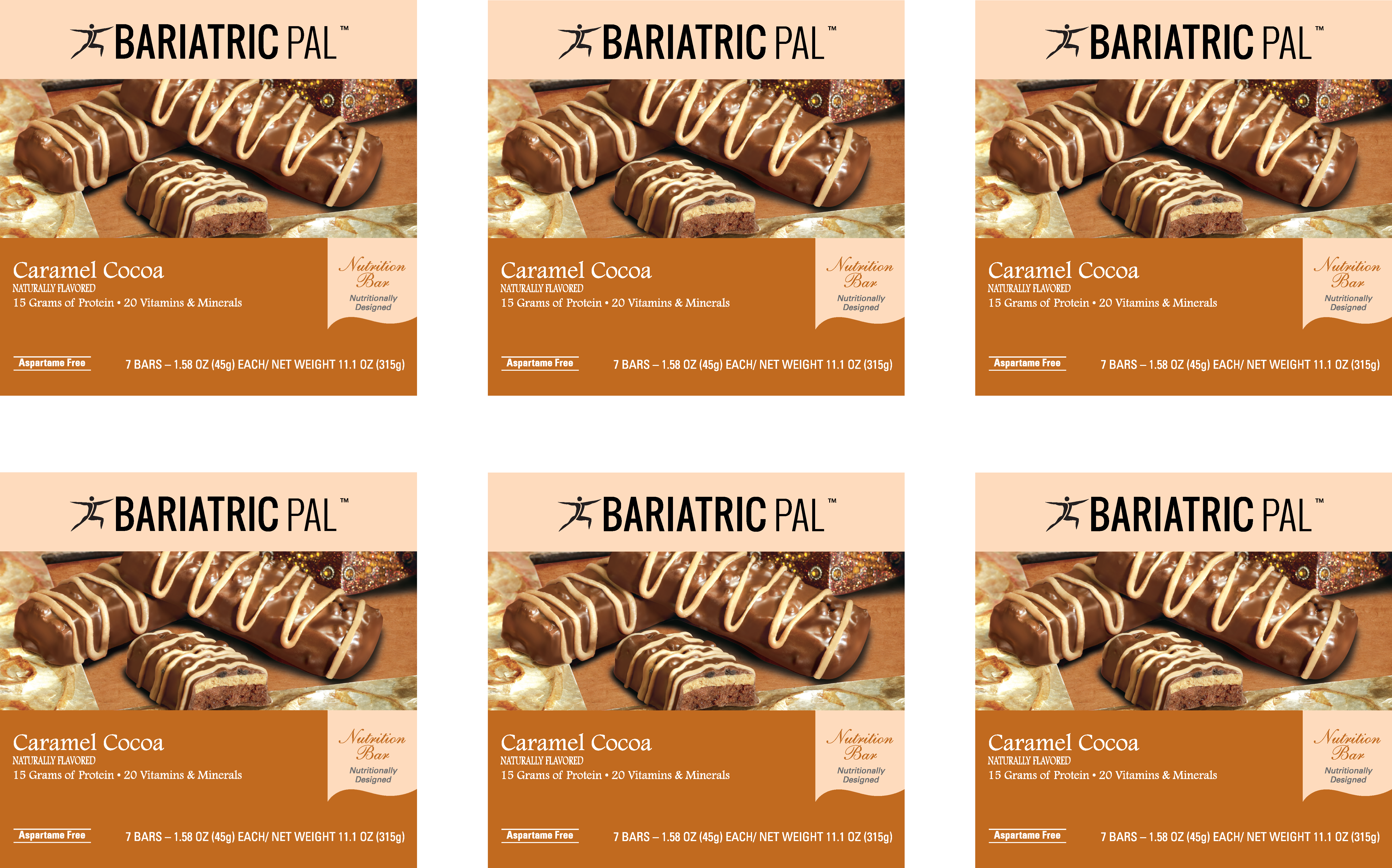 BariatricPal 15g Protein Bars - Caramel Cocoa