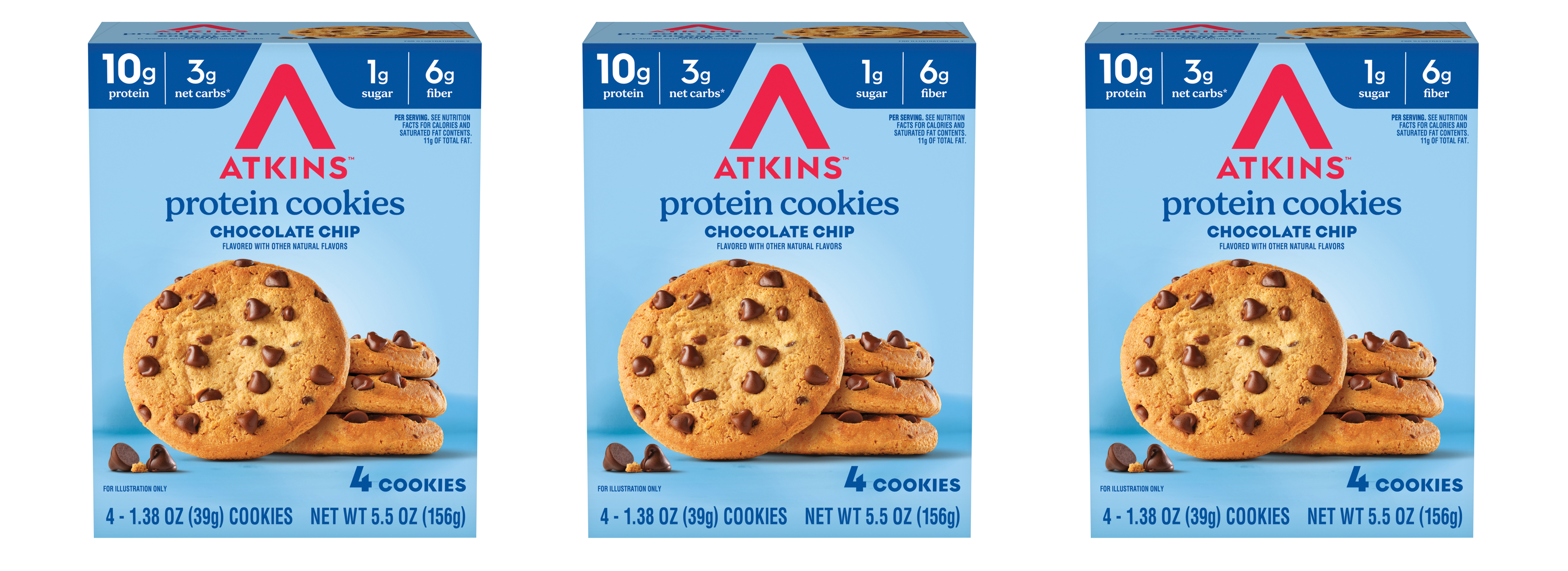#Flavor_Chocolate Chip #Size_3 Boxes