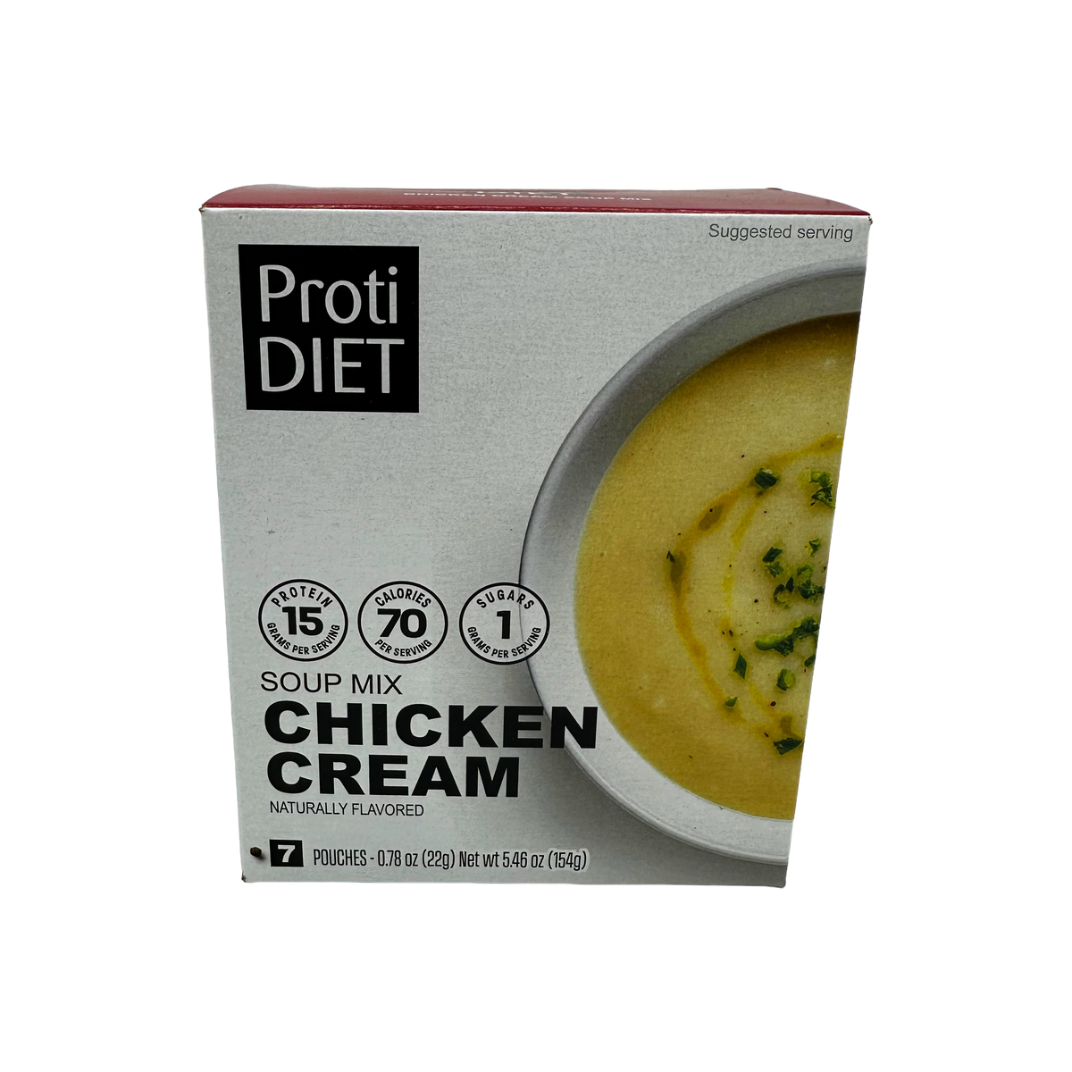 Proti Diet Protein Soup Mix, Chicken, 7 Pouches, 1-Pack
