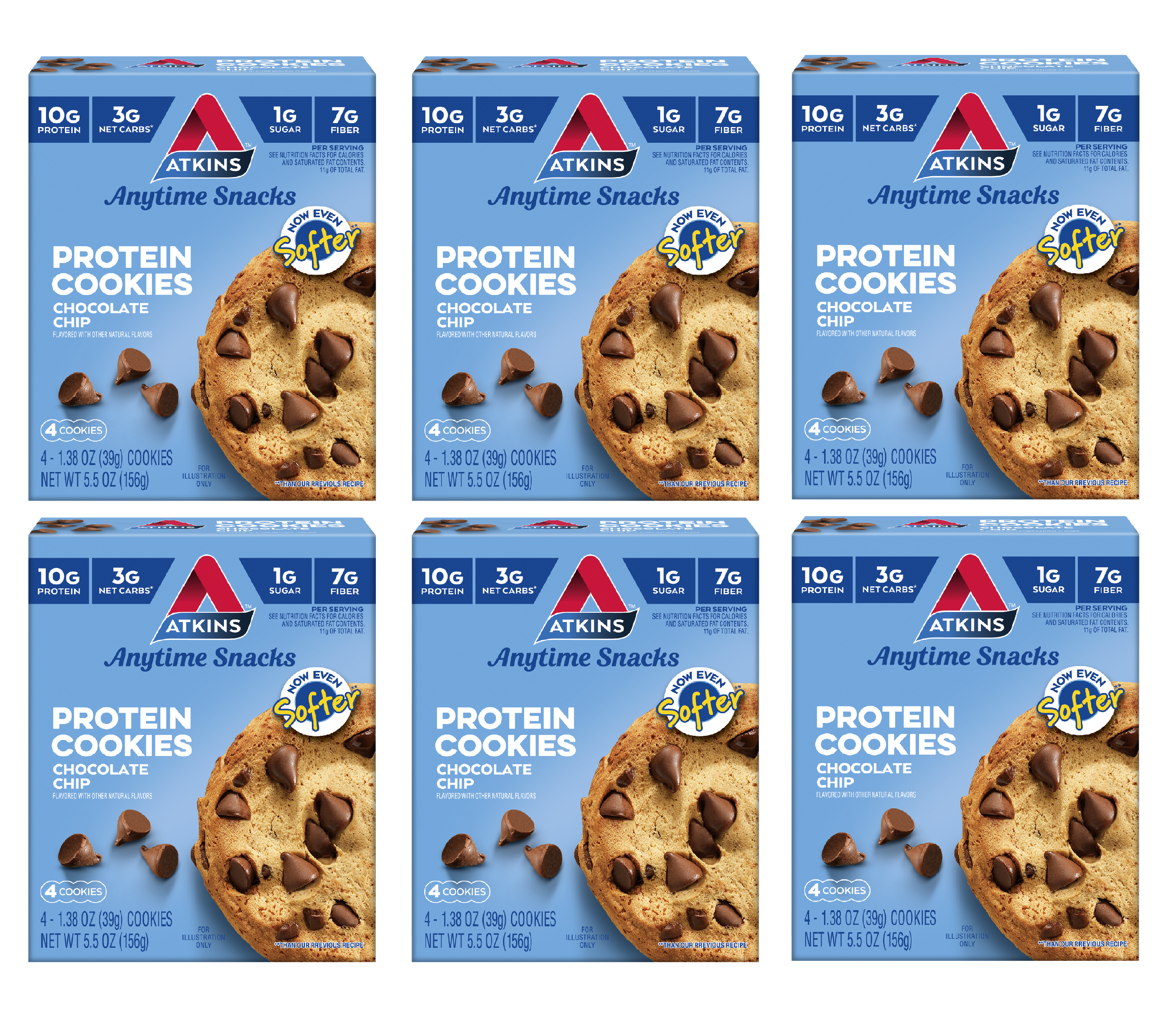 #Flavor_Chocolate Chip #Size_6 Boxes