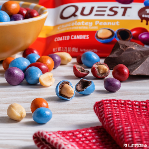 Quest Nutrition Chocolatey Peanut Coated Candies - High-quality Candies by Quest Nutrition at BariatricPal Store