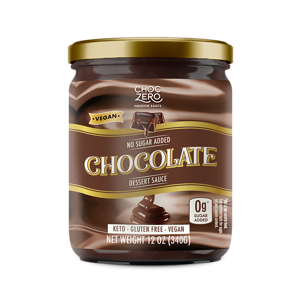 ChocZero No Sugar Added Chocolate Dessert Sauce, 12 oz