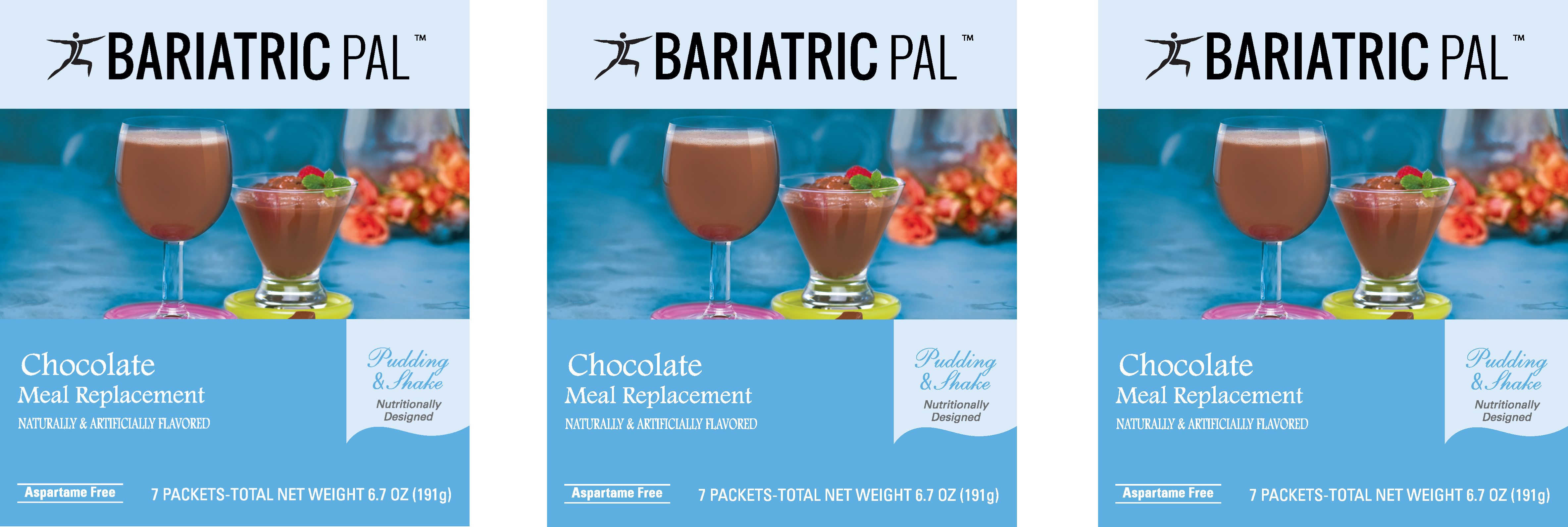 BariatricPal 15g Protein Shake or Pudding - Chocolate Cream (Aspartame Free)