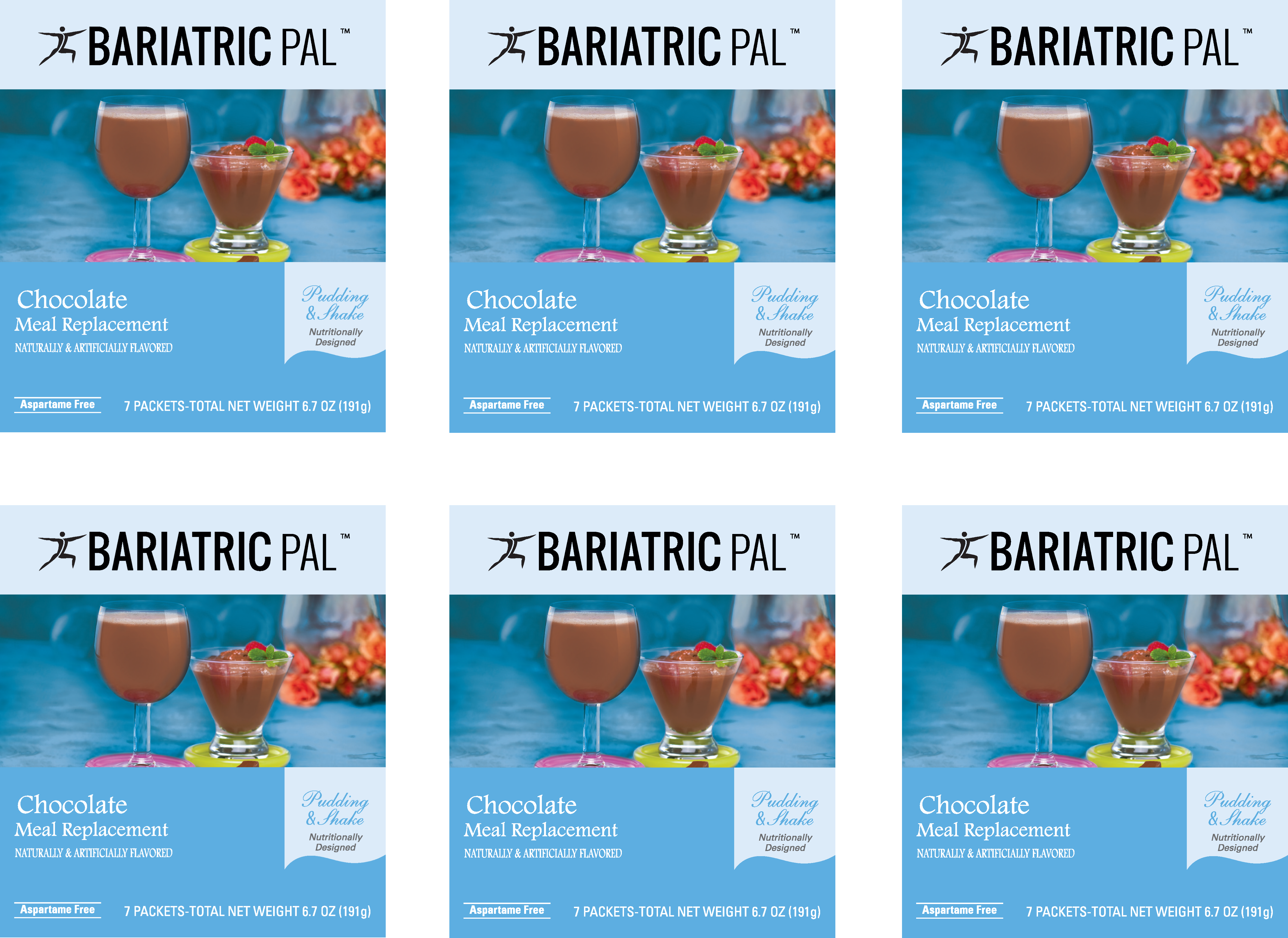 BariatricPal 15g Protein Shake or Pudding - Chocolate Cream (Aspartame Free)