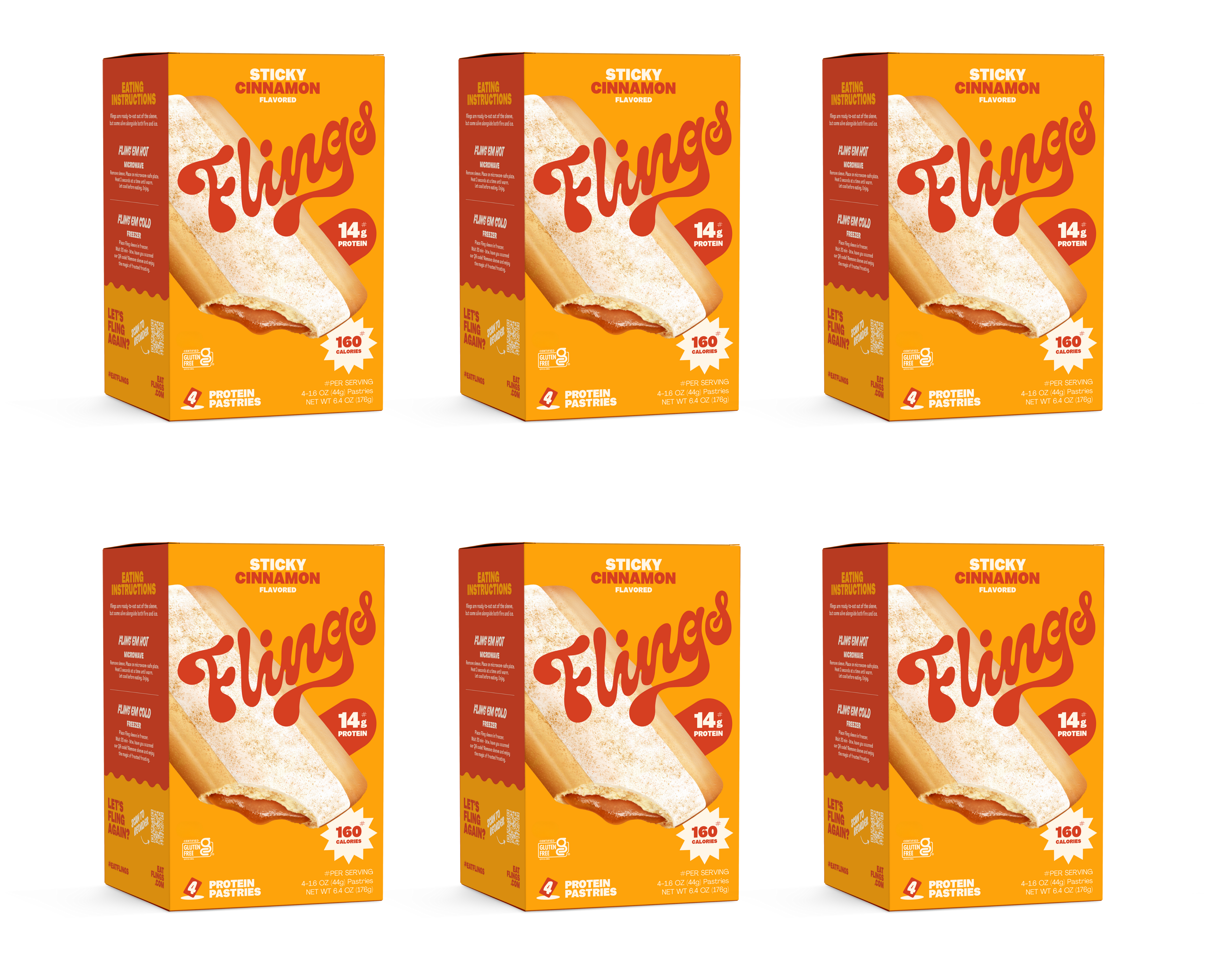#Flavor_Sticky Cinnamon #Size_6 Boxes (24 Pastries)