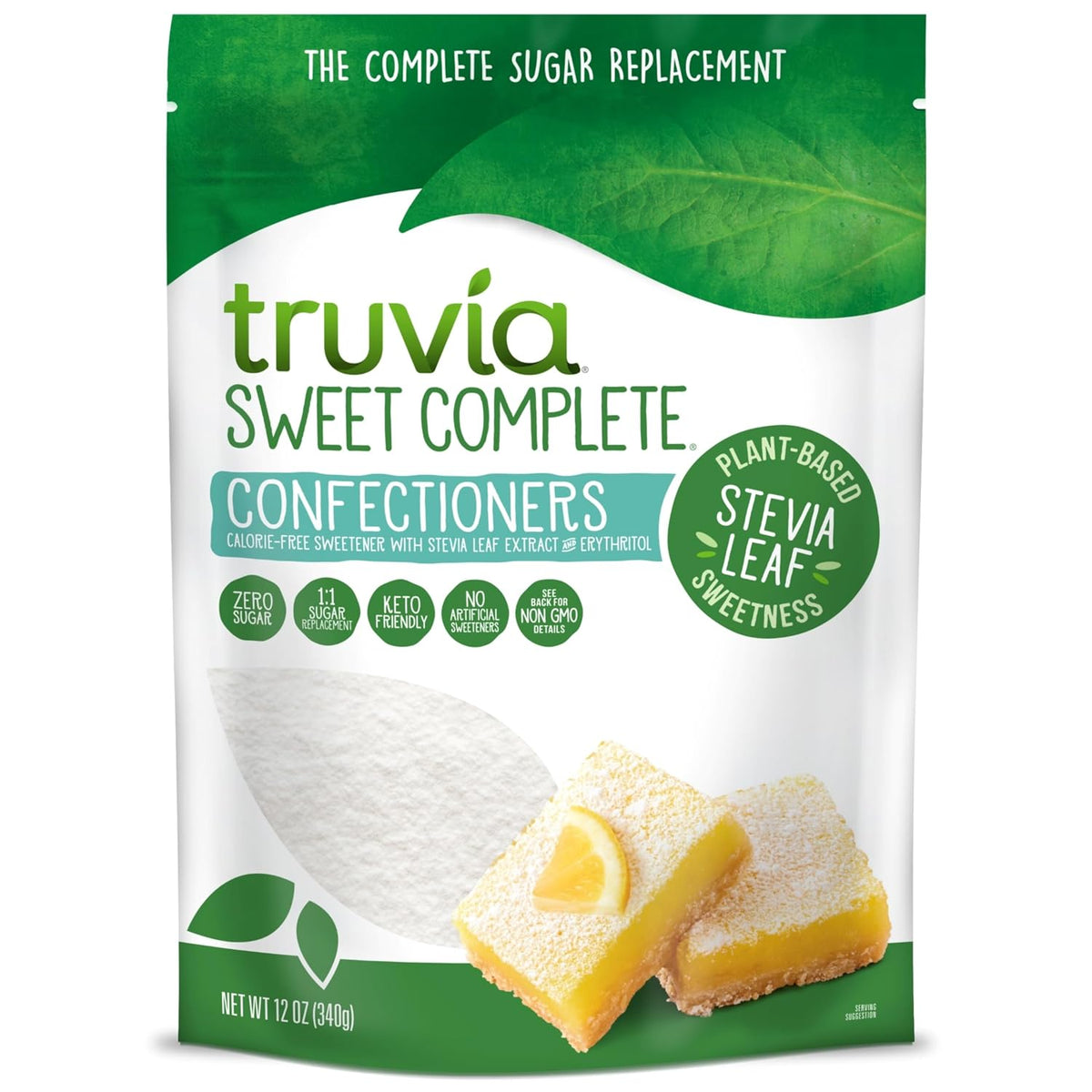 Édulcorant sans calorie Truvia, feuille de stévia, en vrac, recharge – 482 g (1 lb 1 oz)