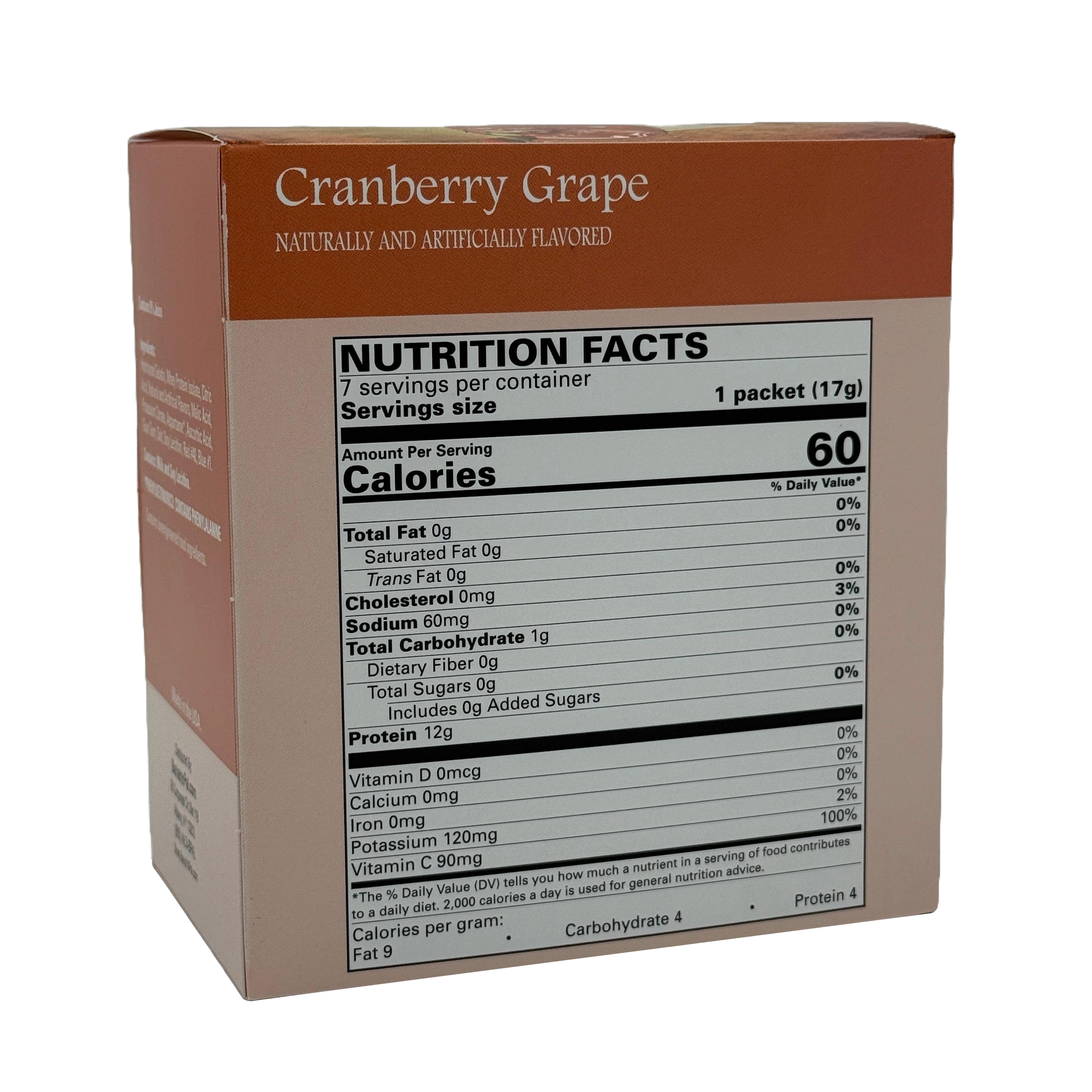 BariatricPal 12g Protein Fruit Drink - Cranberry Grape